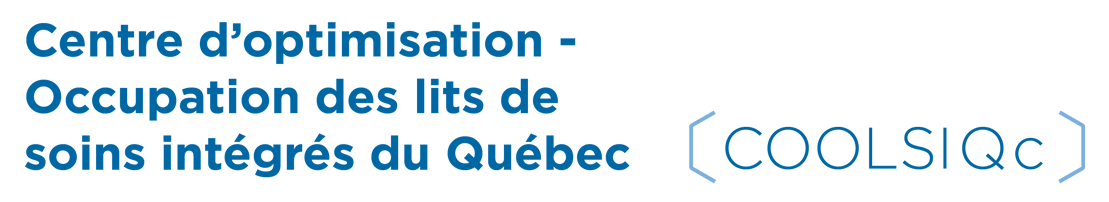 Centre d'optimisation – Occupation des lits de soins intégrés du Québec